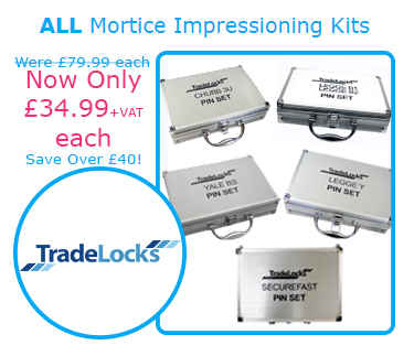 Mortice Impressioning Kits | Were £79.99 each | Now Only £34.99+VAT each | Save Over £40!